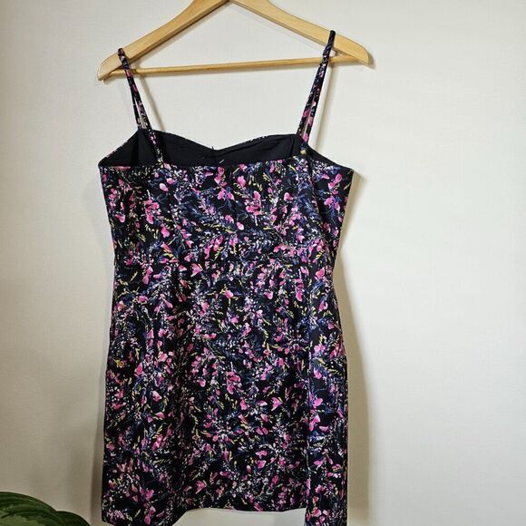NWT FRENCH CONNECTION FLORAL SPAGHETTI STRAP BODYCON SWEETHEART NECK DRESS SZ 10 - Picture 2 of 15